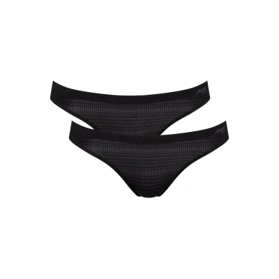 Abbildung von Sloggi 6P ZERO Motion Mini Brief Schwarz Polyester Medium Damen