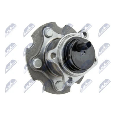 Abbildung von NTY KLT TY 103 Radlagersatz Hinterachse, Hinterachse links, rechts mit Radnabe, integriertem ABS Sensor TOYOTA: RAV4 III SUV
