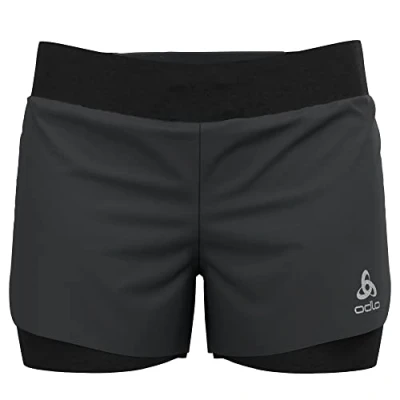 Abbildung von ODLO Zeroweight 3 INCH 2IN1 kurze Sporthose black, Damen, Größe: Large, Black