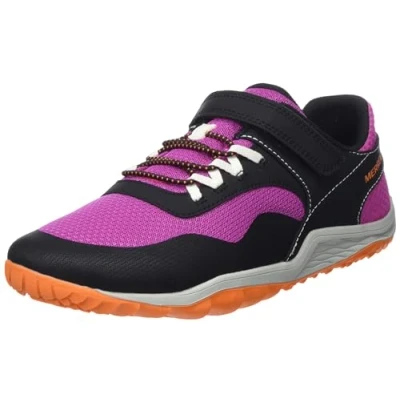 Abbildung von Merrell Trail Glove 7 Unisex Hikingschuh für Kinder, Größe: 38, Fuchsia/black Textil/synthetik