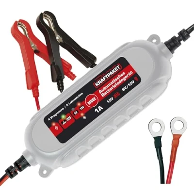 Abbildung von Dino KRAFTPAKET 136315 Automatikladegerät 12 V, 6 V 1 A Autobatterie Ladegerät
