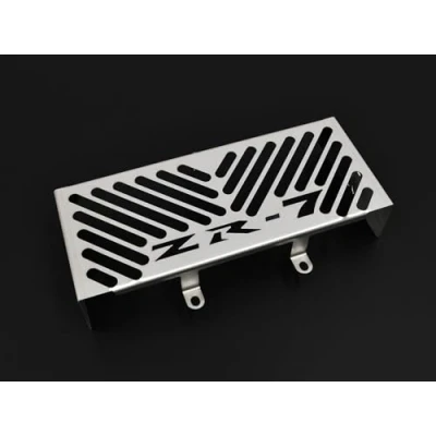 Abbildung von kompatibel mit: Kawaaki ZR 7 BJ 1999 04 Kühlerabdeckung Wasserkühler Kühlergrill Kühlerschutz Kühlergitter Kühlerschutzgitter Kühlerverkleidung Logo silber