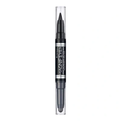 Abbildung von Rimmel Magnif&#039;Eyes Double Ended Lidschatten &amp; Eyeliner 001 Back To Blacks
