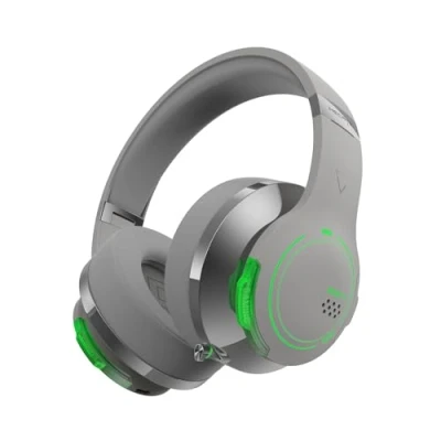 Abbildung von Edifier Hecate G5BT Kabelloses Gaming Headset, 36H Akku, Einziehbar Dual MIC ENC, Over Ear Kopfhörer Weiche Form Ohrpolster, Hi Res Audio, H+ Sound, RGB Licht, für PC PS4 PS5 Phone Switch