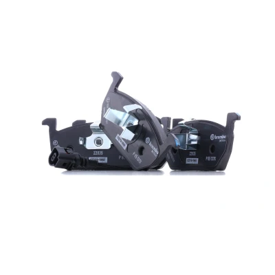 Abbildung von BREMBO P 85 137X Bremsbelagsatz inkl. Verschleißwarnkontakt ohne Zubehör SKODA: Octavia 3 Combi, Schrägheck, VOLKSWAGEN: Golf 7 Schrägheck