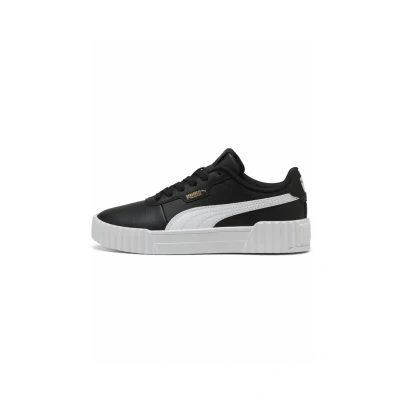 Abbildung von Puma Carina 3.0 Sneaker low Black white gold für Kinder, Größe: 35.5, Schuhe