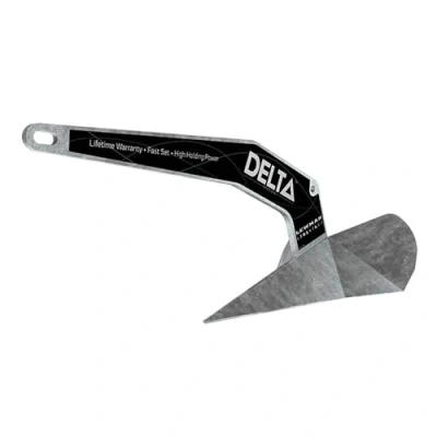 Abbildung von Lewmar Verankerung &gt; Anker Galvanized Anchor 6kg/14lbs for Boats 21&#039; 31&#039; Verzinkter Delta, 6 kg, für Boote von 21 31 Zoll, Mehrfarbig, 14 lb