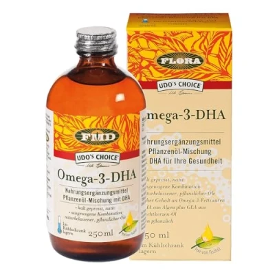 Abbildung von FMD Omega 3 DHA Öl 100% pflanzlich, mit Algenextrakt 250 ml