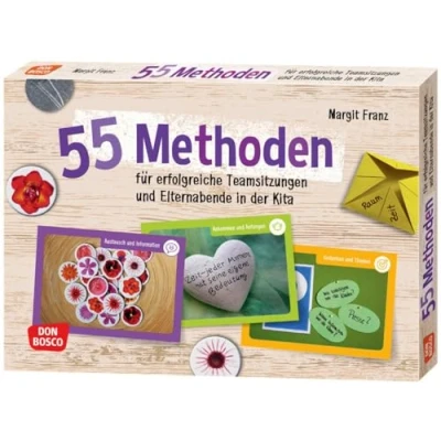 Abbildung von 55 Methoden für erfolgreiche Teamsitzungen und Elternabende in der Kita: Praktische Bildkarten Teambesprechung, Konfliktmanagement ... Teamentwicklung &amp; Qualitätsmanagement)