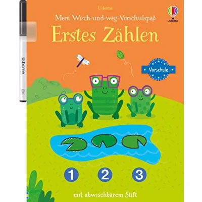 Abbildung von Mein Wisch und weg Vorschulspaß: Erstes Zählen: mit abwischbarem Stift (Wisch Vorschulspaß Reihe)