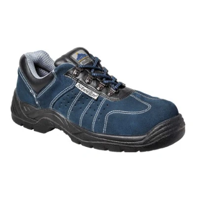 Abbildung von Portwest Steelite perforierter Trainer S1P, Größe: 36, Farbe: Blau, FW02BLU36
