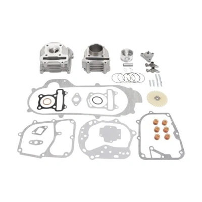 Abbildung von GOOFIT Big Bore Zylinder Kit Ersatz für GY6 50cc 139QMB Racing Scooter Parts 50mm