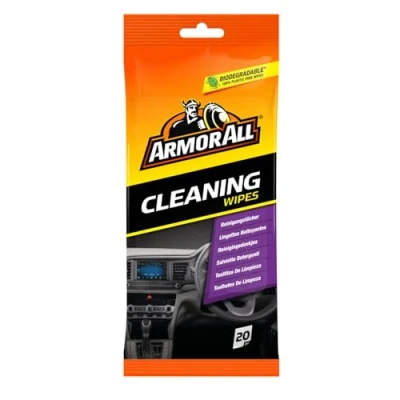 Abbildung von ARMOR ALL Polsterreinigungstücher 20 Stk. GAA38020ML für Sitze, Teppiche, Matten, Textilien u.v.m. , 38020L, Gelb Standard