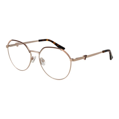 Abbildung von Guess Damen GU2866 032 Rahmen von BRILLEN Metall Gold Geometrisch Normal