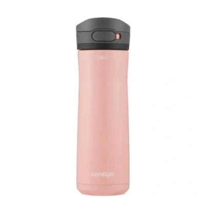 Abbildung von Contigo Jackson Chill Trinkflasche, große BPA freie Edelstahl Wasserflasche, 100% auslaufsicher, hält Getränke bis zu 24 Stunden kühl; Thermoflasche für Sport, Fahrrad, Joggen, Wandern, 590 ml