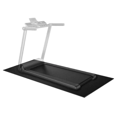 Abbildung von Stoßfeste Bodenschutzmatte für Laufbänder, 6 mm Dicke rutschfeste Unterlage Fitnessgeräte, PVC Sportgeräte,Matten Fitnessraum Bodenmatte, auch als Yoga Matte(90 * 180cm)