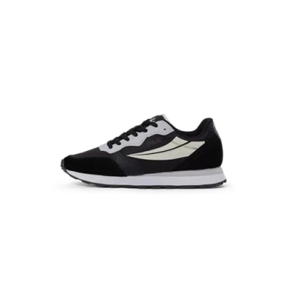 Abbildung von Fila Hypert Sneaker low, Herren, Größe: 43, Black/marshmallow Leder und textil