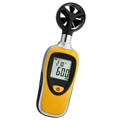 Abbildung von TFA Dostmann 42.6003.13, Taschen/handgehalten, Schwarz, Silber, Gelb, 0,4 30 m/s, km/h, kn, mph, 60 C, F, C