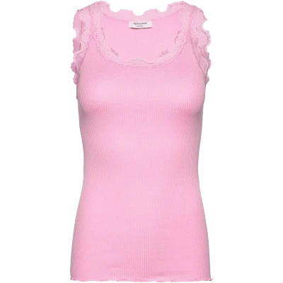 Abbildung von rosemunde Tanktop &quot;Babette Silk Top&quot;, wunderschöner Vintage Spitzenbesatz an Ausschnitt und Trägern