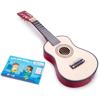 Abbildung von New Classic Toys 10344 Musikinstrument Spielzeug Holzgitarre Naturel