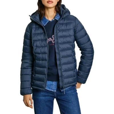 Abbildung von Pepe Jeans AMMY Winterjacke, Damen, Größe: Small, Dulwich blue