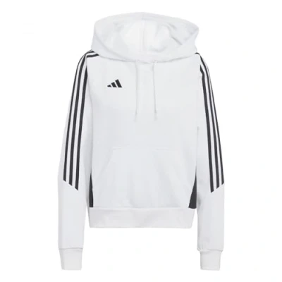 Abbildung von adidas Performance TIRO Hoodie Kapuzenpullover, Damen, Größe: XXS, White/black