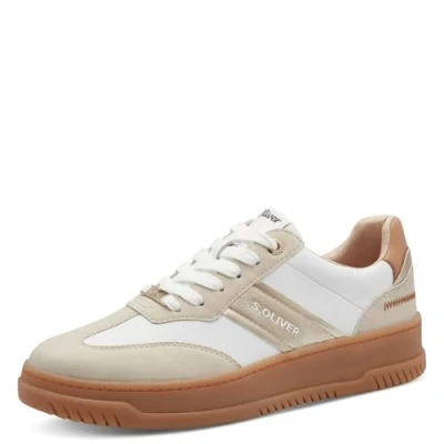 Abbildung von s.Oliver Sneaker low, Damen, Größe: 40, Cream comb Schuhe