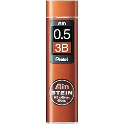 Abbildung von Pentel Ain STEIN C275 Feinmine, 40 Minen je Dose, 0.5 mm, Härtegrad 3B (1 Dose)