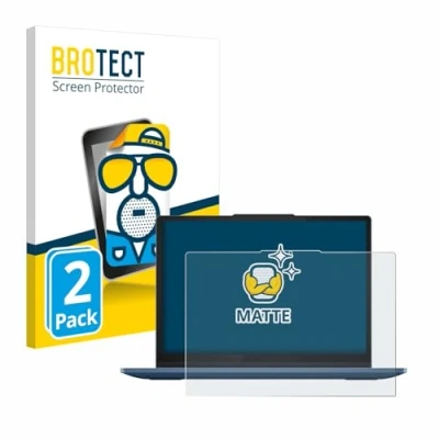 Abbildung von BROTECT Entspiegelungs Schutzfolie für Lenovo IdeaPad Flex 3i Chromebook 12&quot; (2 Stück) Matte Displayschutz Folie, Anti Reflex, Fingerprint