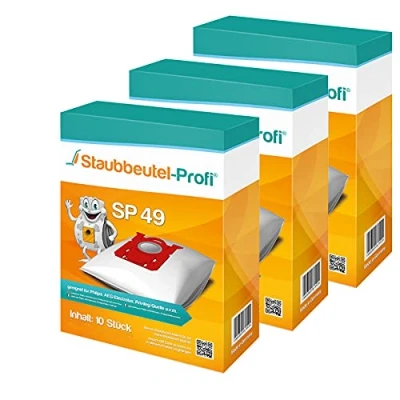 Abbildung von Staubsaugerbeutel geeignet für AEG AB61C2OKO, AB51C1SW, AB61C1OKO, AB61H6SW, Clean 5000, 6000 Staubsauger (30 Staubbeutel)