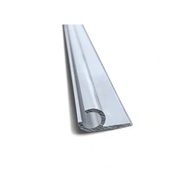Abbildung von 1m Kederschiene 7,5mm aus Aluminimum Zeltkederschiene Wandbefestigung 45 für 5,5mm 8,5mm Keder (1 m)
