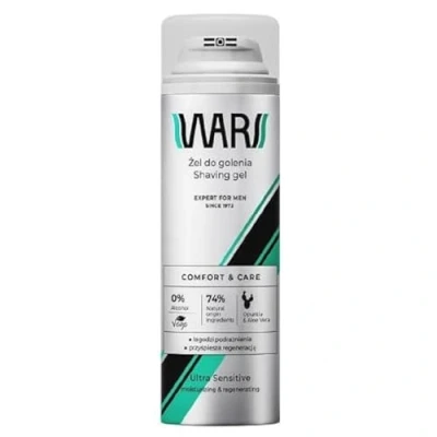 Abbildung von Wars Expert for Men Rasiergel Komfort &amp; Pflege Aloe Vera Opuntia 200ml 0,2 l