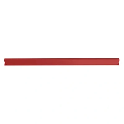 Abbildung von DONAU Universal Klemmschienen / 10 Stück/Klemmschiene DIN A4/ 4mm für circa 40 Blatt/Klemmleiste Sichtschutzstreifen/Befestigungs clips/PVC Kunststoff/Rot
