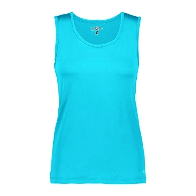 Abbildung von CMP F.lli Campagnolo Damen T Shirt &amp; Polo Stretch Jersey Tank Top, Ocean, D46, 3T55236