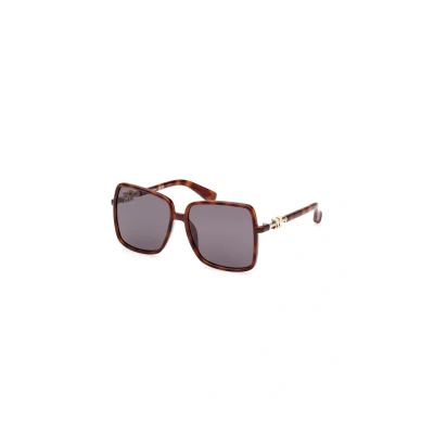 Abbildung von Max Mara EMME14 Sonnenbrille, Damen, Größe: One Size, Marrone chiaro grigio fumo