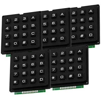 Abbildung von AZDelivery 5 x 4x4 Matrix Keypad Tastatur kompatibel mit Arduino und Raspberry Pi inklusive eBook!