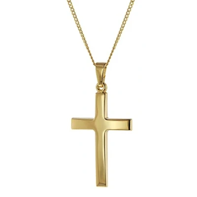 Abbildung von trendor 41910 Männer Halskette mit Kreuz Gold 333/8K Anhänger 31 mm