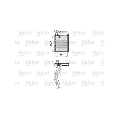 Abbildung von VALEO 812441 Wärmetauscher HYUNDAI: i30 I Schrägheck, Kombi