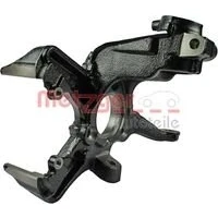 Abbildung von METZGER 58086002 Achsschenkel Vorderachse rechts VOLKSWAGEN: Golf 6, 5 Schrägheck, Plus / Crossgolf, AUDI: A3 Sportback