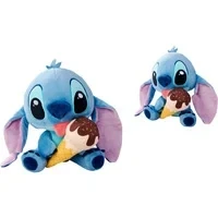 Abbildung von SIMBA Plüschfigur Disney Stitch mit Eiscreme, 25cm