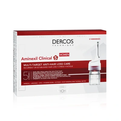 Abbildung von Vichy Dercos Technique Aminexil Clinical 5 Women 21 Ampullen