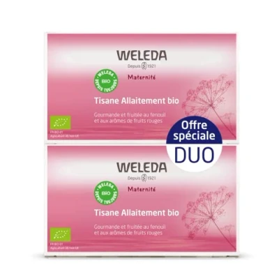 Abbildung von WELEDA Duo Kräutertee zum Stillen, rote Früchte