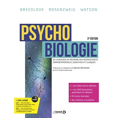 Abbildung von Psychobiologie: De la biologie du neurone aux neurosciences comportementales, cognitives et cliniques