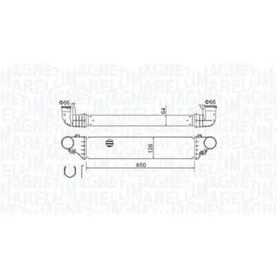 Abbildung von Ladeluftkühler MAGNETI MARELLI 351319204640