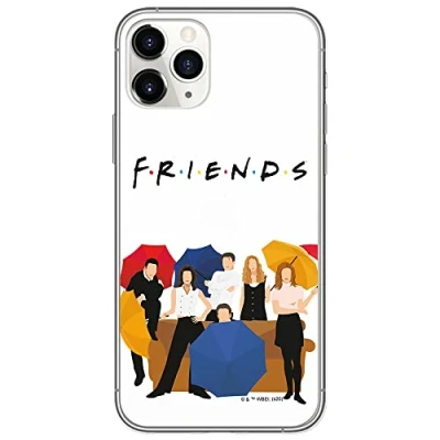 Abbildung von ERT GROUP Handyhülle für Apple iPhone 11 Original und offiziell Lizenziertes Friends Muster 001 optimal an die Form des Handy angepasst, hülle aus TPU