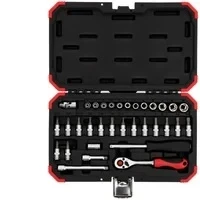 Abbildung von Red Steckschlüssel Satz 1/4&quot;, 33 teilig
