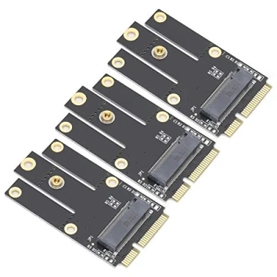 Abbildung von 3 PCS M.2 NGFF zu PCI E Wireless Netzwerkadapterkarte, Portable Converter für WiFi, kompatibel mit Bluetooth Netzwerkkarte 3160NGW 8260NGW AX200NGW ect.