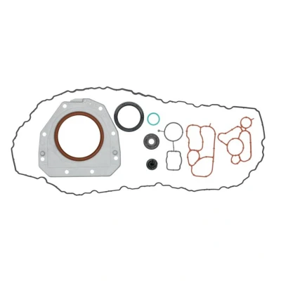 Abbildung von ELRING 798.670 Dichtungssatz, Kurbelgehäuse VOLKSWAGEN: Scirocco III, Sharan II, SEAT: Leon III SC, Schrägheck, AUDI: A3 Sportback