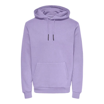 Abbildung von ONLY &amp; SONS Herren ONSCERES Hoodie Sweat NOOS Kapuzenpullover, Lavender, L