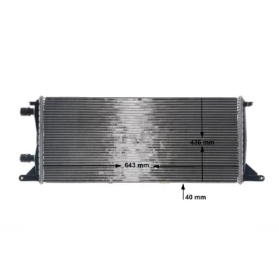 Abbildung von MAHLE ORIGINAL CR 2111 000S Niedertemperaturkühler, Ladeluftkühler